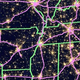 Illustration for article titled Heres a US map showing the constellation of city lights and highways